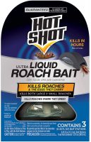 Hot Shot HG-96591 Ultra Liquid Roach Bait Kills in Hours 18-Count $8.99