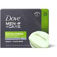 14-Count 3.75-Oz Dove Men+Care Body and Face Bars (Extra Fresh)