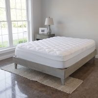 VirtueValue Mattress Pad w/ Fitted Skirt (Factory Seconds King or Cal. King)