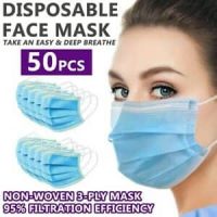 50-Count 3-Ply Disposable Face Mask $3.99+ Free Shipping