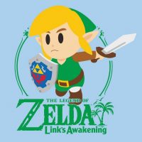 Select Mens Graphic T-Shirts: Legend of Zelda: Link's Awakening Rick & Morty