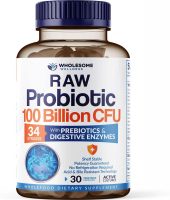 30-Count Wholesome Wellness Adult Organic Probiotic Supplement