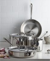 7-Piece All-Clad Stainless Steel Cookware Set