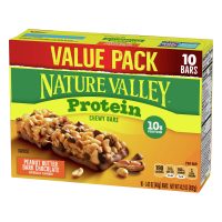 10-Count 1.42oz Nature Valley Protein Granola Bar (Peanut Butter Dark Chocolate)