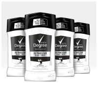 4-Ct 2.7oz Degree Men MotionSense UltraClear Black+White Antiperspirant Deodorant