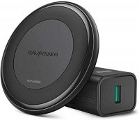 RAVPower 10W Fast Wireless Charging Pad w/ QC 3.0 Adapter