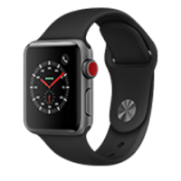 Apple Watch Series 3 GPS Smartwatch (White or Space Gray 38mm Aluminum Case)