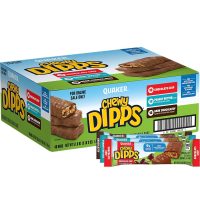 48-Ct Quaker Chewy Dipps Chocolate Covered Granola Bars (Variety Pack)