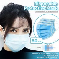 50-Count 3-Ply Disposable Face Mask