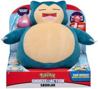 10" Snorlax Pokemon Snooze Action Plush w/ Pecha Berry
