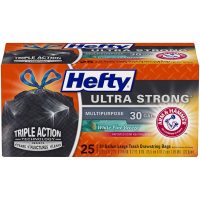 25-Count 30-Gallon Hefty Ultra Strong Trash Bags (White Pine Breeze)