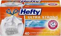 40-Count 13-Gallon Hefty Ultra Strong Trash Bags (Clean Burst)