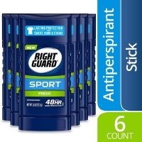 6-Count 2.6oz Right Guard Sport Antiperspirant Deodorant (Fresh)