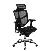 WorkPro Quantum 9000 Series Ergonomic Mesh High-Back Chair w/ Headrest