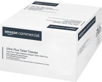 80-Count AmazonCommercial Ultra Plus Toilet Paper (2-Ply/400-Sheets/Roll)