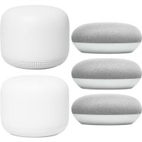 Google Nest Wifi Router w/ Access Point + 3-Pack Home Minis