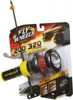 Fly Wheels Stunts & Jumps Launcher + 2 Moto Wheels (Yellow or Blue