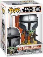 Funko Pop! Star Wars: The Mandalorian: Flying w/ The Child Pre-Purchase Figure