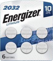 6-Count Energizer CR2032 3V Lithium Coin Batteries