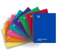 TRU Red Wide-Ruled 70-Sheet 1-Subject Notebook (Random Color)