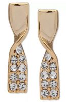 Ann Klein Necklace & Earring Sets $10.50 DKNY Gold-Tone Pavé Twist Drop Earrings