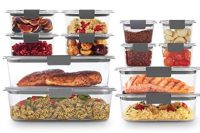 24-Piece Rubbermaid Brilliance Food Storage Containers