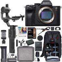 Sony a7R IV Alpha Full-Frame Mirrorless Camera Body + DJI Ronin-SC Pro Gimbal