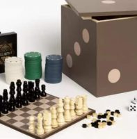 Studio Mercantile: Wall Ring Toss Game $12 5-in-1 Dice Box Game Set