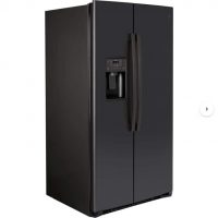 36" GE GSS25I 25.1 cu. ft. Side by Side Refrigerator w/ Dispenser (Black Slate)