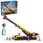 1116-Piece LEGO City Yellow Mobile Construction Crane Toy Set