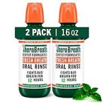 2-Pack 16-Oz TheraBreath Fresh Breath Oral Rinse (Rainforest Mint)