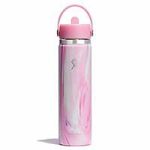 24-oz Hydroflask Wide Mouth Water Bottle w/ Flex Straw Cap (2 Colors)