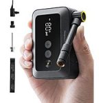 HOTO Mini Bike Tire Pump w/ Presta & Schrader Valves (Up to 150 PSI)