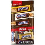 24.02-oz Snickers Original/Almond/Crunchy Peanut Butter Fun Size Chocolate Candy