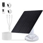 ECO-WORTHY 5W 5V Solar Panel Charger Kit for Ring Outdoor Cameras