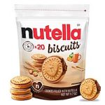 20-Count Nutella Hazelnut Spread with Cocoa Biscuit Cookies (9.7-Oz Total)