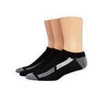 Men's Ankle Socks w/ Ventilation (Black or White)