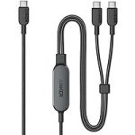 Anker 2-in-1 USB-C to 2x USB-C 140W Max Fast Charging Cable: 6-ft $20, 4-ft