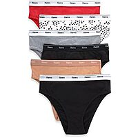 Hanes Women's Originals Hi-Leg Panties