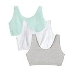 Fruit of the Loom Women's 3-Pack Tank Top Style Sports Bra