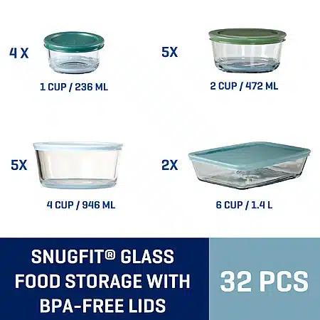 Hocking Glass Food Storage Containers