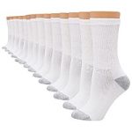 Hanes Women's Moisture-Wicking Crew Socks
