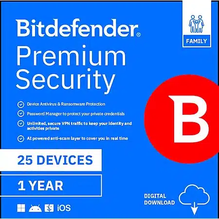 Bitdefender Premium Security Family 25 Devices/1 Year
