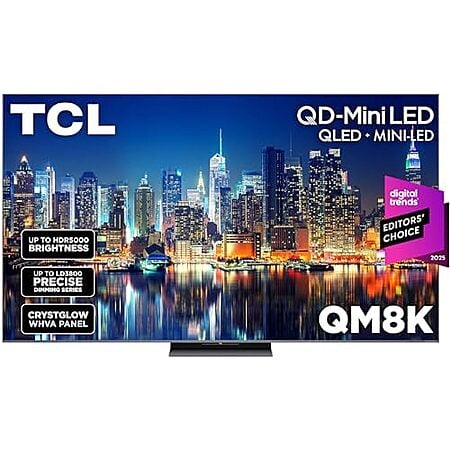 65" TCL QM8K Series QD-Mini LED