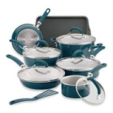 13-Pc Rachael Ray Create Delicious Aluminum Nonstick Cookware Set + $10 in KC