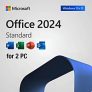 Microsoft Office Standard 2024 for Windows 10/11 (Lifetime, 2 Device)