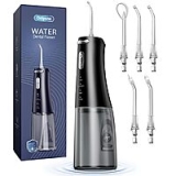 Onlyone 300ml Rechargeable Cordless Water Dental Flosser (Black)