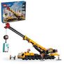 1116-Piece LEGO City Yellow Mobile Construction Crane Toy Set