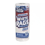 55-Count Tool Box Brand Professional White Painter’s Rags (9.4″ x 11″ Sheets)
