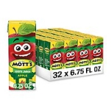 32-Pack 6.75-Oz Mott’s 100% Original Apple Juice